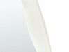 Lustro ścienne welurowe 57 x 160 cm białe REIGNY_891899
