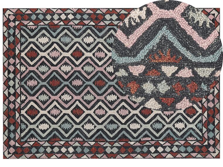 Vlněný koberec 160 x 230 cm vícebarevný HAYMANA_836657