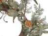 Vánoční věnec ⌀ 45 cm zelený/zlatý HOVILA_832529