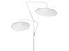 Stehlampe LED Metall weiß 140 cm 2-flammig Kegelform GALETTI_900136