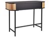 Wooden Console Table Light and Black CARNEY_891910