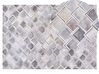 Teppich Kuhfell grau 140 x 200 cm geometrisches Muster AGACLI_689246