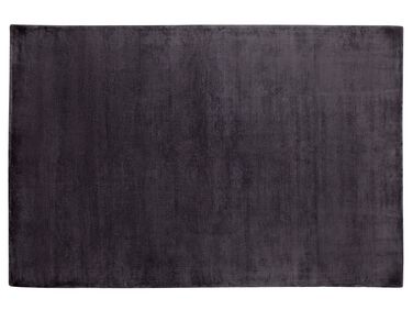 Teppich Viskose dunkelgrau 140 x 200 cm GESI II