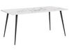 	Mesa de comedor blanco/negro 160 x 80 cm SANTIAGO_775934