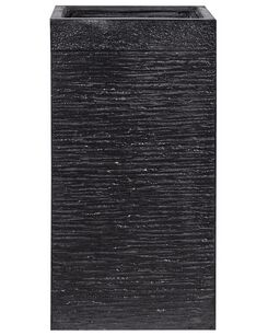 Kukkaruukku savikuituseos musta 40 x 40 x 77 cm DION Kukkaruukku savikuituseos musta 40 x 40 x 77 cm DION