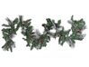 Pre-Lit Frosted Christmas Garland 180 cm Green WAPTA_832039