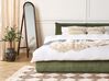 Bed corduroy groen 160 x 200 cm VINAY_898745