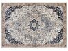 Teppich mehrfarbig 200 x 300 cm orientalisches Muster Kurzflor HERMON_854286