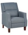 Fabric Recliner Chair Blue EGERSUND_896456