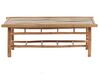 4 Seater Bamboo Wood Garden Sofa Set White MAGGIORE_835843