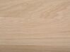 Okrúhly jedálenský stôl  ⌀ 120 cm svetlé drevo/biela JACKSONVILLE_735920