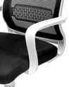 Krzesło biurowe regulowane czarno-białe LEADER_729868