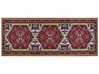 Teppich rot 80 x 200 cm orientalisches Muster Kurzflor COLACHEL_831662