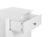 3 Drawer Bedside Table White LANE_800424