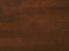 Mesa de comedor extensible de madera de caucho oscura 90/120 x 60 cm MASELA_826993
