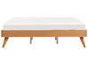 EU Super King Size Bed Light Wood BERRIC_912543
