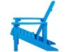Zahradní židle s podnožkou modrá ADIRONDACK_809437