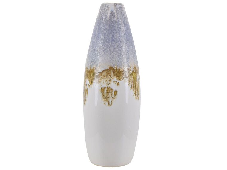 Vaso decorativo gres porcellanato multicolore 34 cm BRAURON_810592