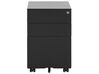 3 Drawer Metal Storage Cabinet Black CAMI_811911