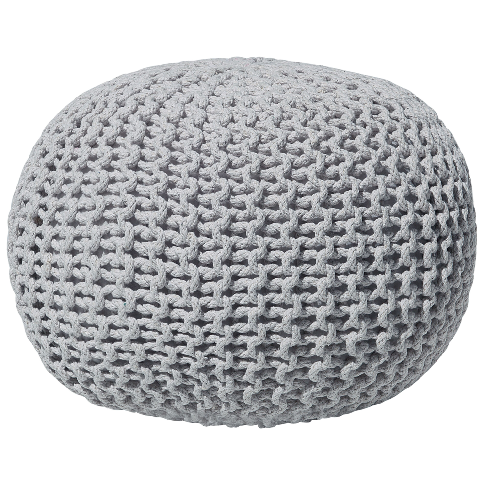 Puf 50 x 35 cm jasnoszary CONRAD