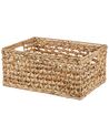 Set of 3 Water Hyacinth Baskets Natural MINNOW_825139