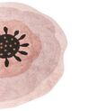 Tappeto per bambini cotone rosa ⌀ 140 cm KHARAT_903847