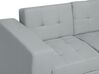Sectional Sofa Bed with Ottoman Light Grey FALSTER_751439