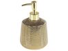 Ceramic 4-Piece Bathroom Accessories Set Gold PINTO_788499