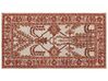 Vlnený koberec 80 x 150 cm oranžová/béžová ADILCEVAZ_836527