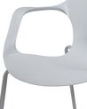 Set of 2 Dining Chairs Grey ELBERT_685002