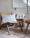 Wooden Chair with Rattan Braid Light Wood MIDDLETOWN_914533
