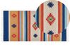 Tappeto kilim cotone multicolore 80 x 150 cm TARONIK_869879