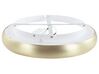 Lámpara de techo LED de metal dorado/blanco ⌀ 45 cm ATARAN_824571