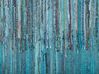Modrý tkaný bavlněný koberec 80x150 cm MERSIN_482075