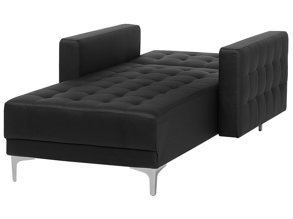 Chaiselongue Kunstleder schwarz ABERDEEN | Beliani.ch