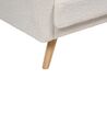 Fabric Armchair White Boucle FLORLI_906073