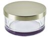 4-dielna sklenená súprava kúpeľňových doplnkov fialová TELMA_825206