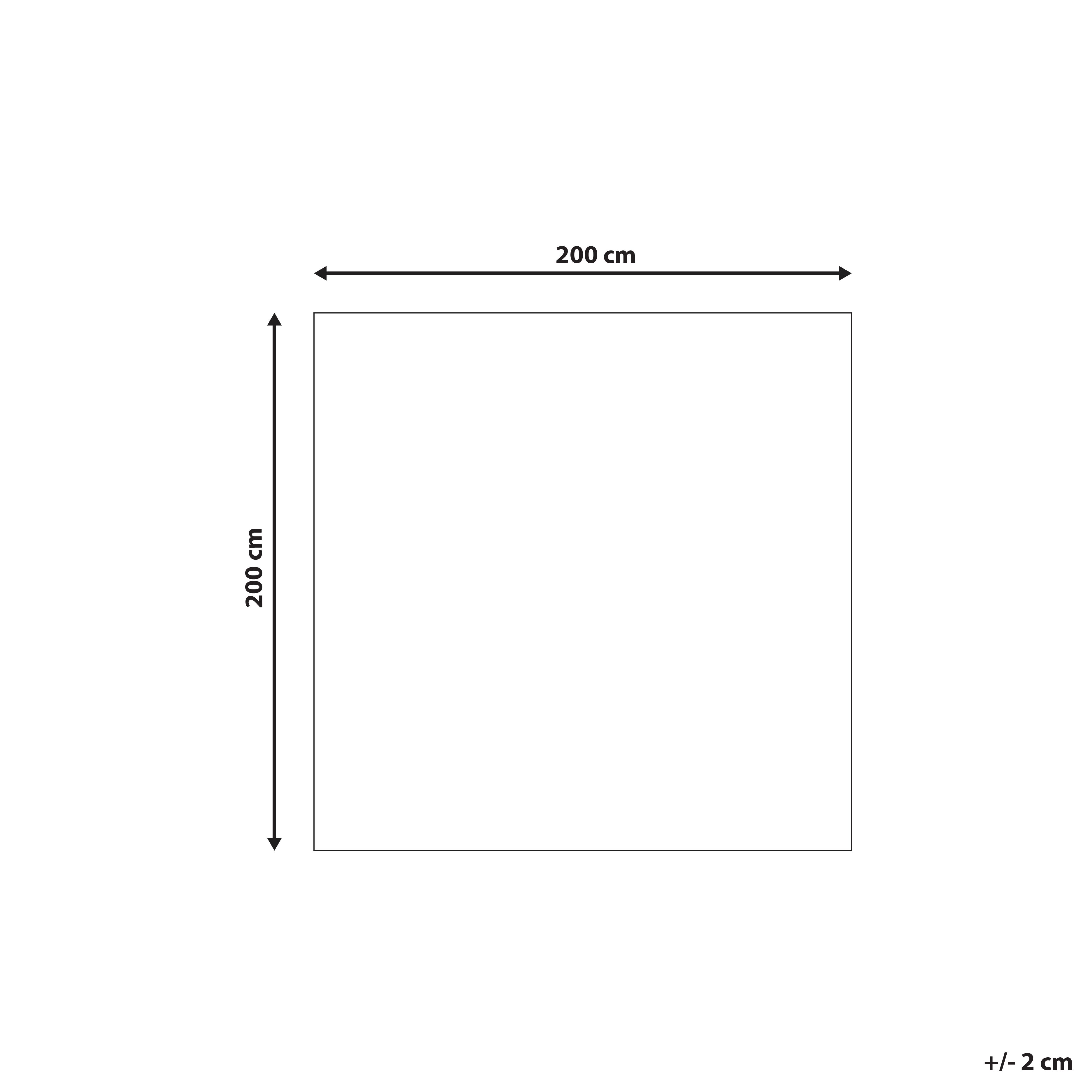 Dywan 200 x 200 cm beżowy MIDYAT