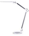 Metal LED Desk Lamp Silver GRUS_855133
