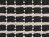 Conjunto de 2 cojines de algodón/lana negro/blanco crema 45 x 45 cm YONCALI_802139