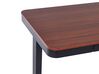 Fa és fekete színű elektromosan állítható asztal USB csatlakozóval 120 x 60 cm KENLY_840245