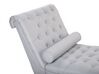 Chaise-longue em tecido cinzento MURET_756991