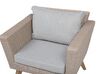 4 Seater PE Rattan Garden Sofa Set Grey VITTORIA_744952