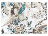 Teppich Baumwolle mehrfarbig 140 x 200 cm Vogelmotiv Kurzflor ARIHA_862827