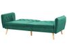Velvet Sofa Bed Dark Green BARDU_792063