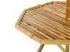 Mesa de jardín de bambú con sombrilla MOLISE_839873