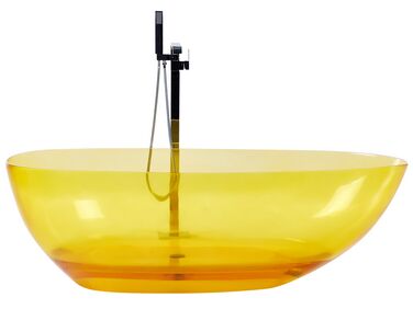 Fristående badkar 169 x 78 cm gul BLANCARENA