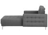 Fabric Chaise Lounge Grey ABERDEEN_716045