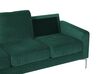 Sofa 3-osobowa welurowa zielona GAVLE_813723