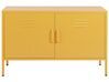 2 Door Metal Sideboard Yellow URIA_826162